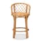 Baxton Studio Orchard Modern Bohemian Natural Brown Rattan Counter Stool 203-12587 - alternate 6